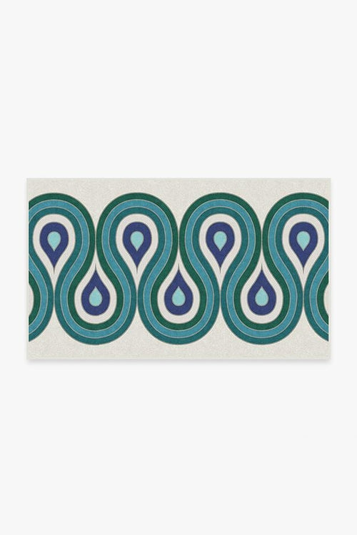 Jonathan Adler Milano Peacock Rug