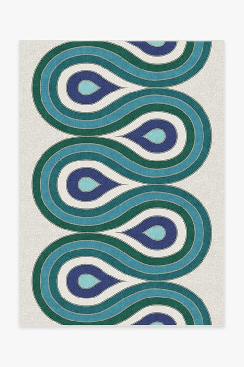Jonathan Adler Milano Peacock Rug