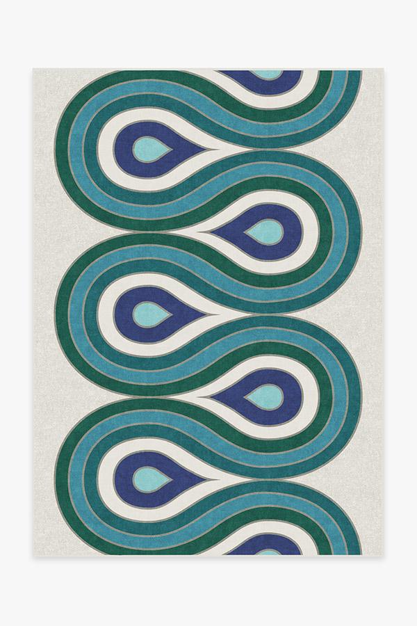 Jonathan Adler Milano Peacock Rug
