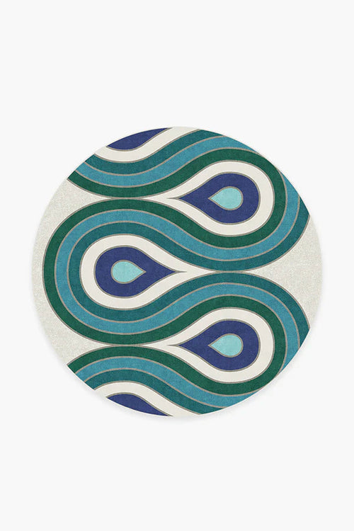 Jonathan Adler Milano Peacock Rug