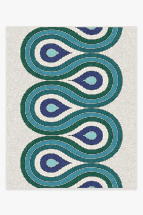 Jonathan Adler Milano Peacock Rug