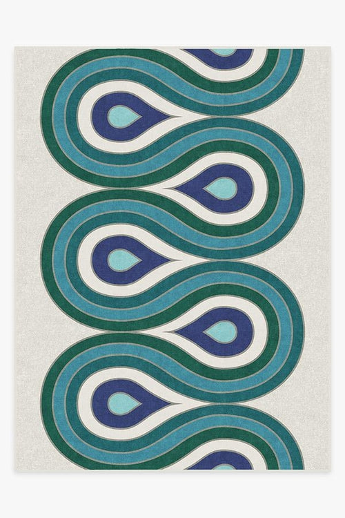Jonathan Adler Milano Peacock Rug