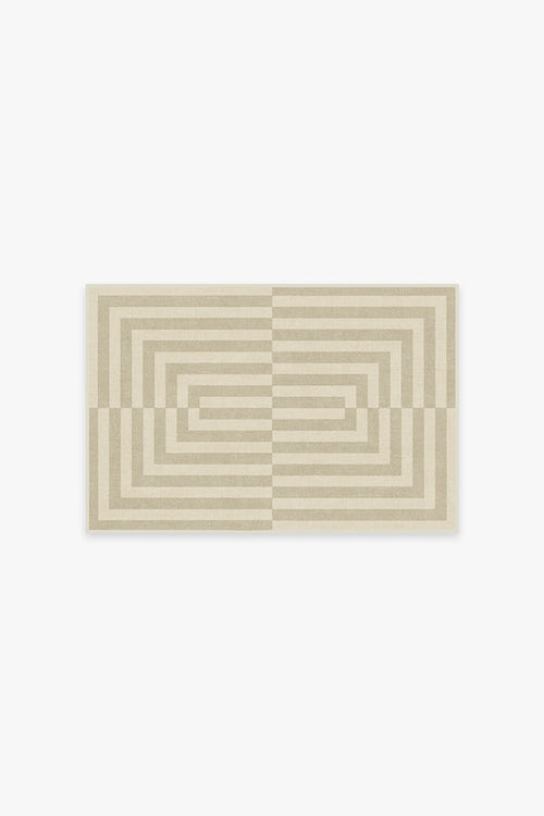 Jonathan Adler Op Art Natural Tufted Rug