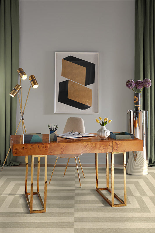 Jonathan Adler Op Art Natural Tufted Rug