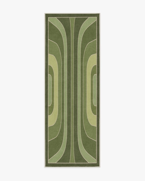 Jonathan Adler Paradox Green Tufted Rug