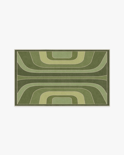 Jonathan Adler Paradox Green Tufted Rug