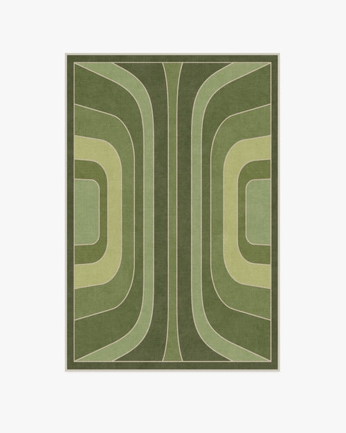 Jonathan Adler Paradox Green Tufted Rug
