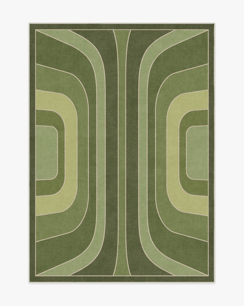 Jonathan Adler Paradox Green Tufted Rug