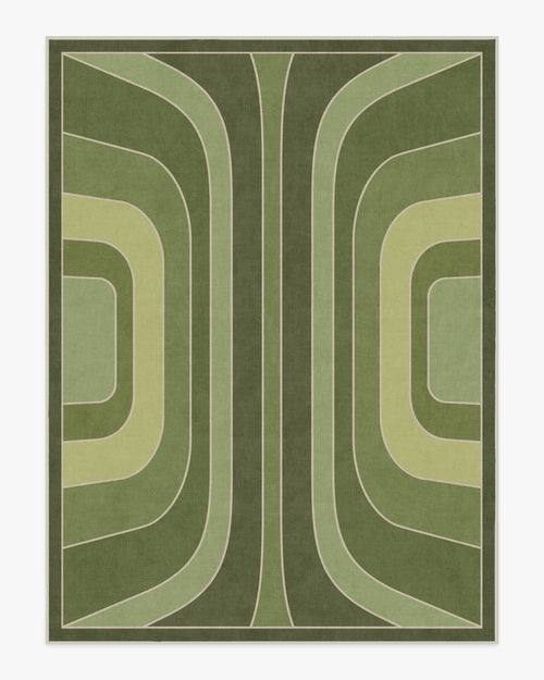 Jonathan Adler Paradox Green Tufted Rug