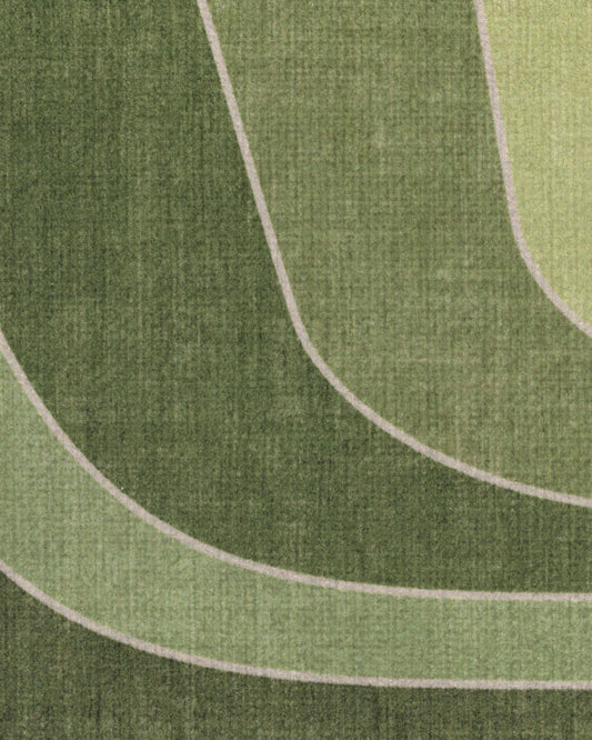 Jonathan Adler Paradox Green Tufted Rug