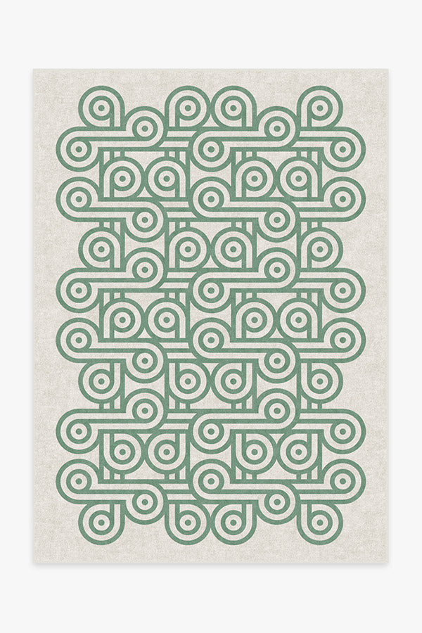 Jonathan Adler Pompidou Jade Tufted Rug