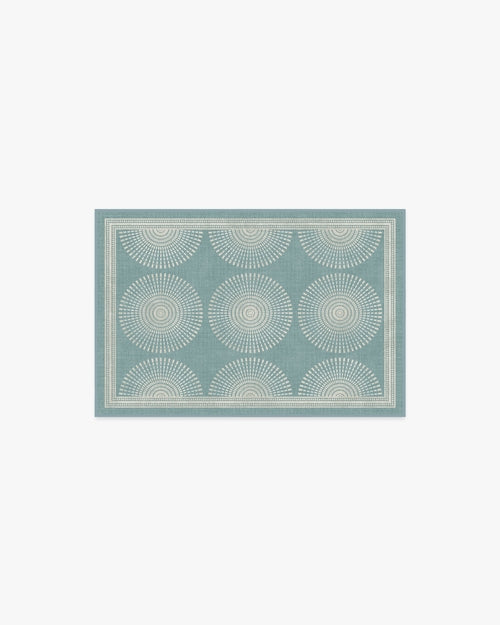 Jonathan Adler Santorini Blue Tufted Rug