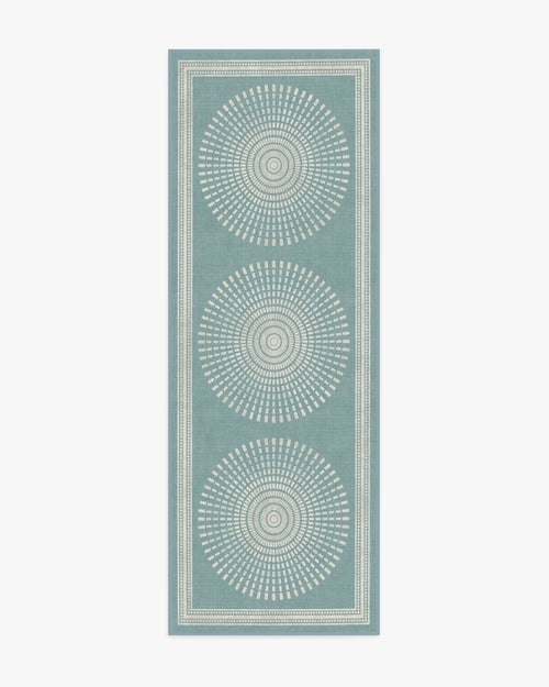 Jonathan Adler Santorini Blue Tufted Rug