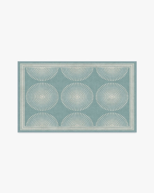 Jonathan Adler Santorini Blue Tufted Rug