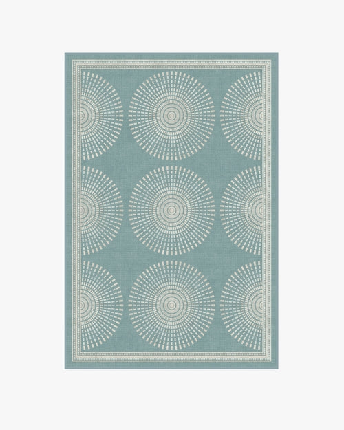 Jonathan Adler Santorini Blue Tufted Rug