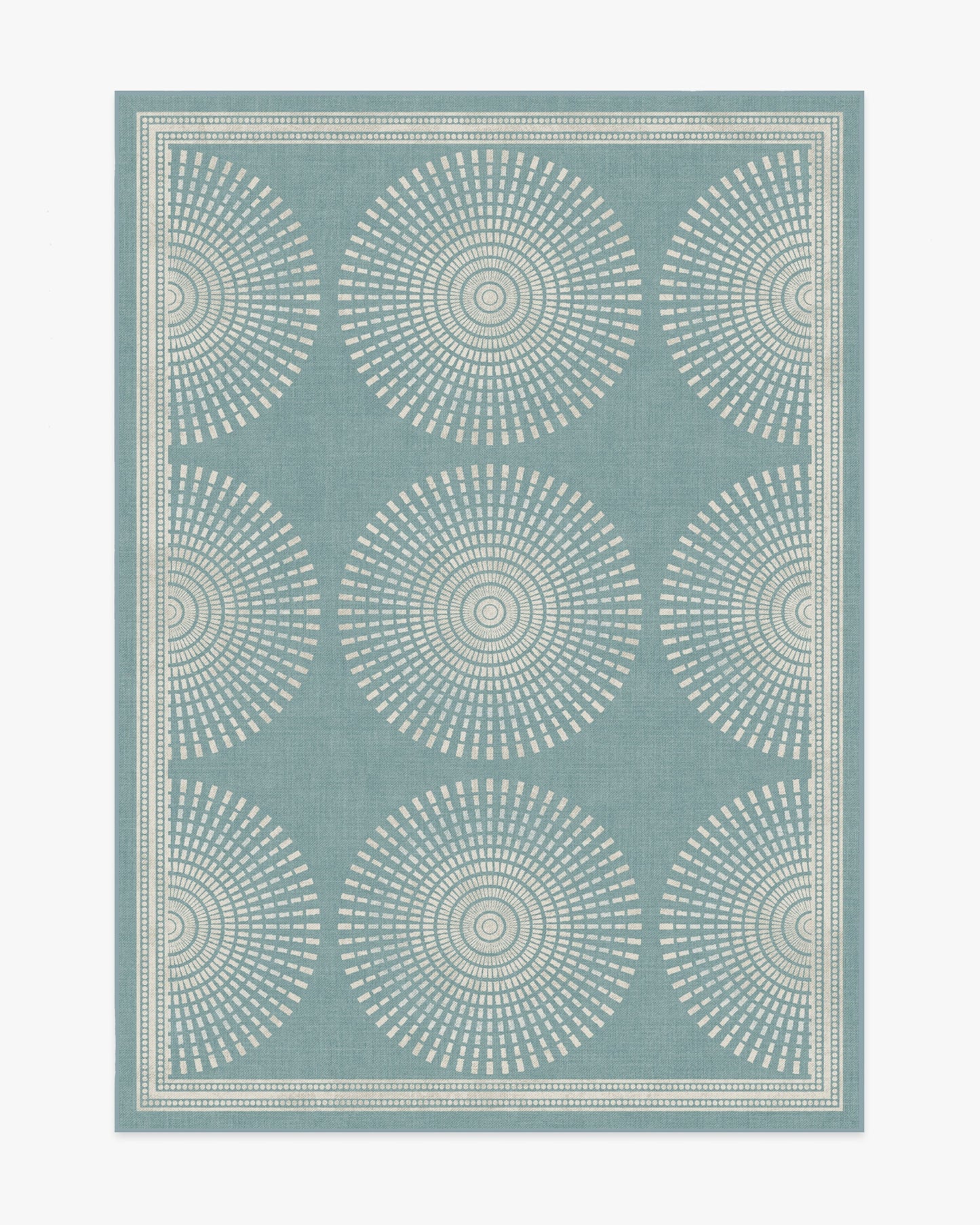 Jonathan Adler Santorini Blue Tufted Rug