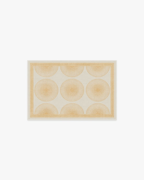 Jonathan Adler Santorini Ivory & Gold Tufted Rug