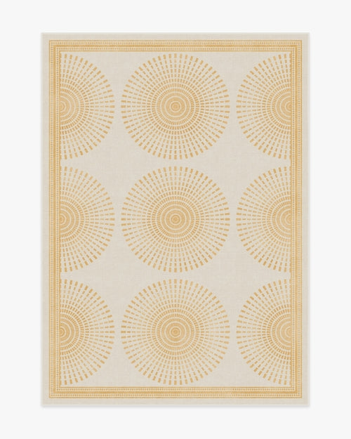 Jonathan Adler Santorini Ivory & Gold Tufted Rug