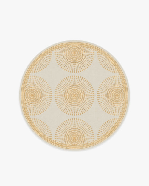 Jonathan Adler Santorini Ivory & Gold Tufted Rug