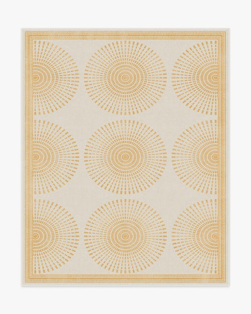 Jonathan Adler Santorini Ivory & Gold Tufted Rug