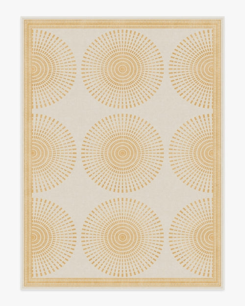 Jonathan Adler Santorini Ivory & Gold Tufted Rug