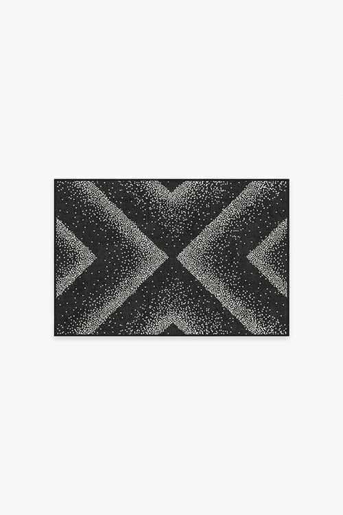Jonathan Adler Vapor Black & Pearl Tufted Rug