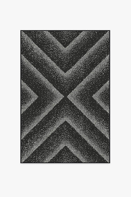 Jonathan Adler Vapor Black & Pearl Tufted Rug