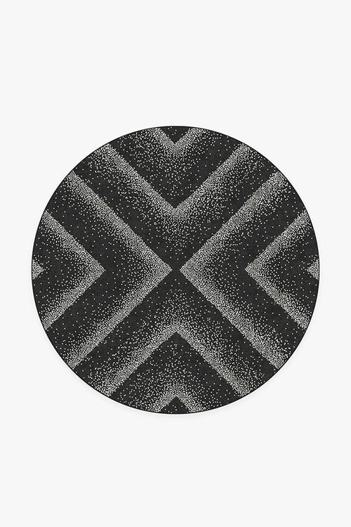 Jonathan Adler Vapor Black & Pearl Tufted Rug