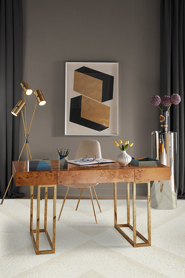 Jonathan Adler Vapor Champagne Tufted Rug