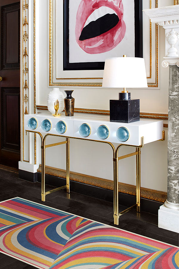 Jonathan Adler Waterfall Multicolor Tufted Rug