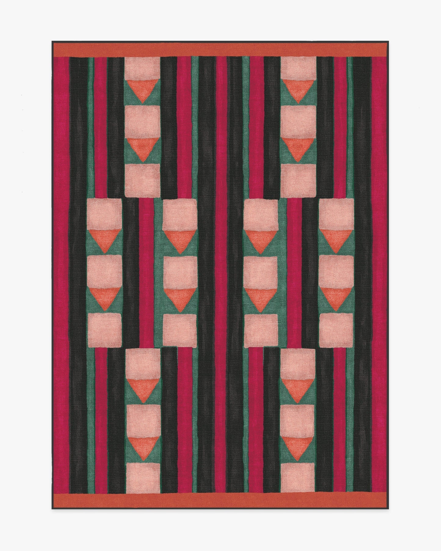Justina Blakeney Magdalena Peach & Berry Tufted Rug