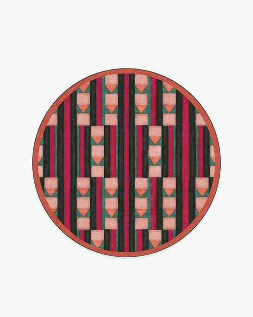 Justina Blakeney Magdalena Peach & Berry Tufted Rug