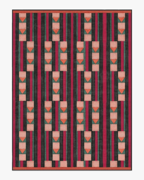Justina Blakeney Magdalena Peach & Berry Tufted Rug