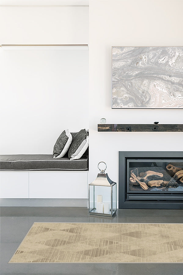 Kavi Mosaic Natural Rug