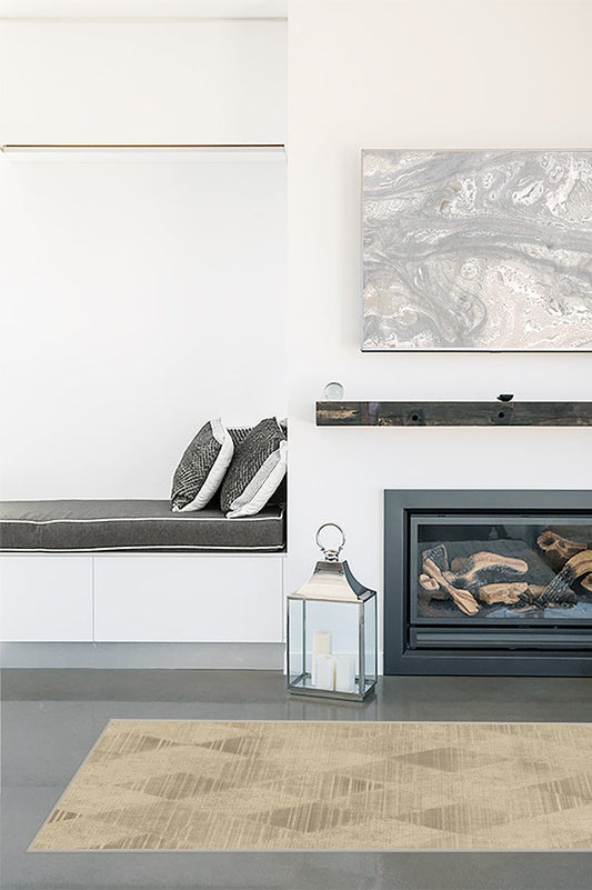 Kavi Mosaic Natural Rug