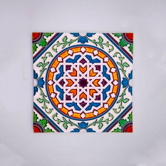 Painted Ceramic Tile