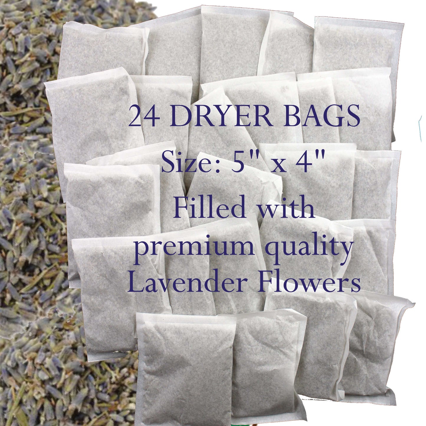Lavender Laundry Dryer Freshener All Natural - 24 Count - Natural,