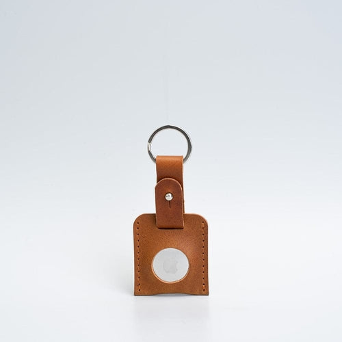 Leather AirTag Keyring