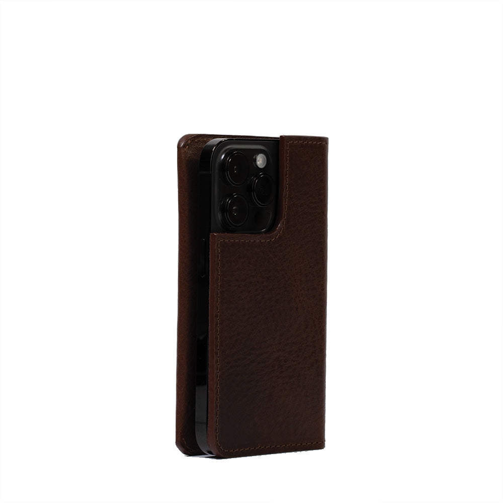 iPhone 15 series Leather Folio Case Wallet with MagSafe - The