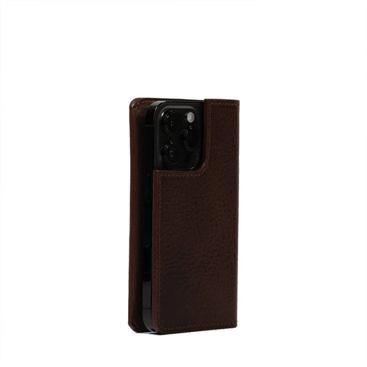 iPhone 15 series Leather Folio Case Wallet with MagSafe - The