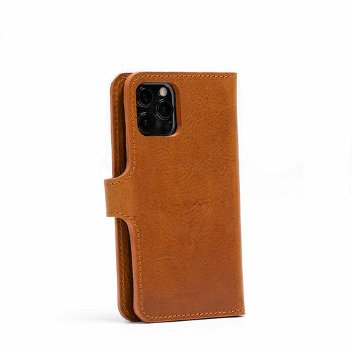 iPhone 12/13 series Full-Grain Leather Folio Case Wallet with MagSafe