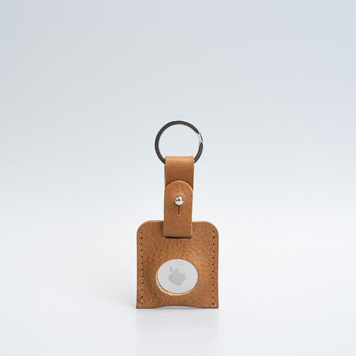 Leather AirTag Keyring