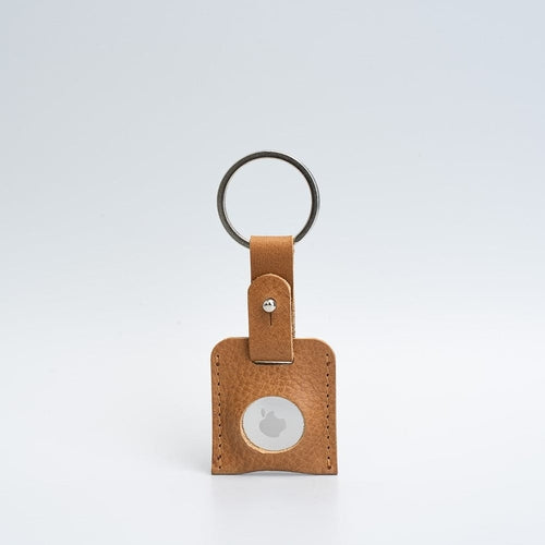 Leather AirTag Keyring