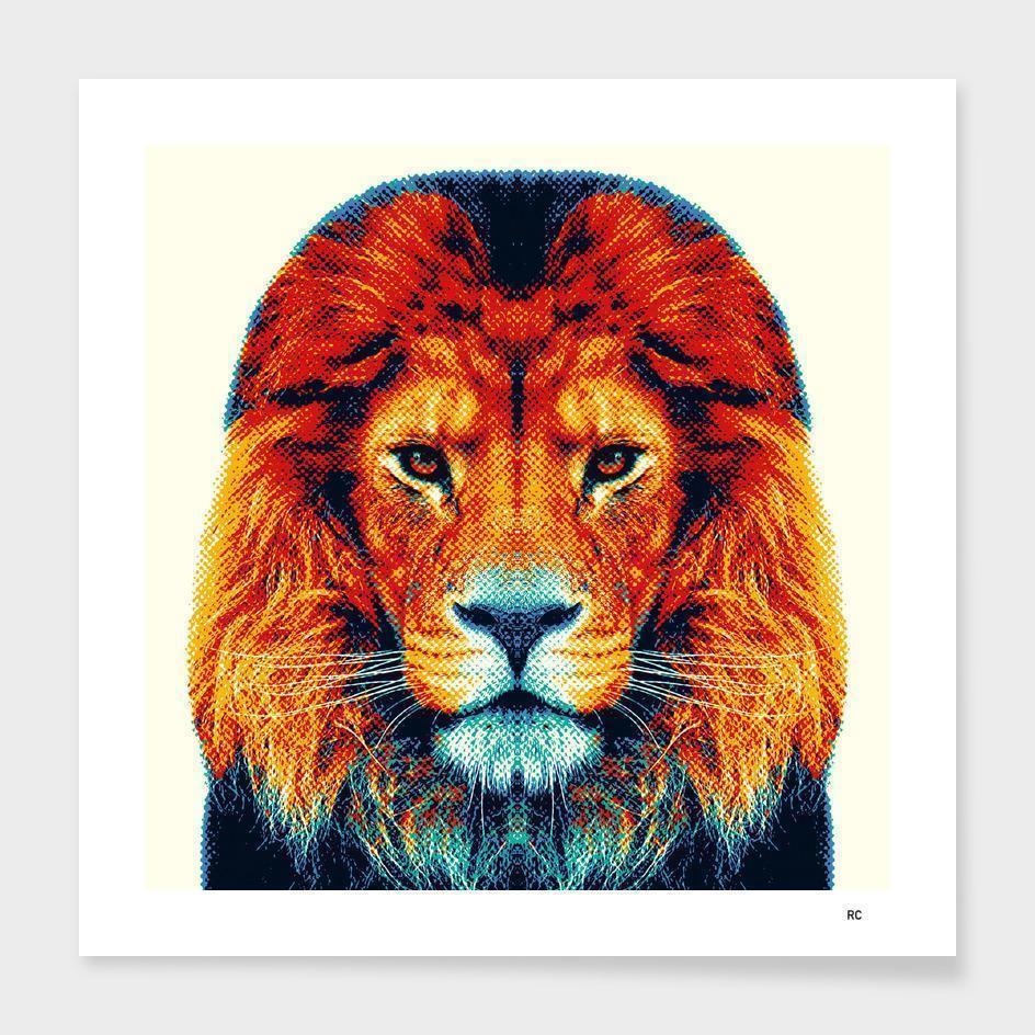 Lion - Colorful Animals  Frame