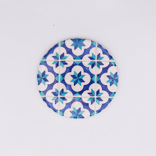 Lisbon Ceramic Tile Cup Pad