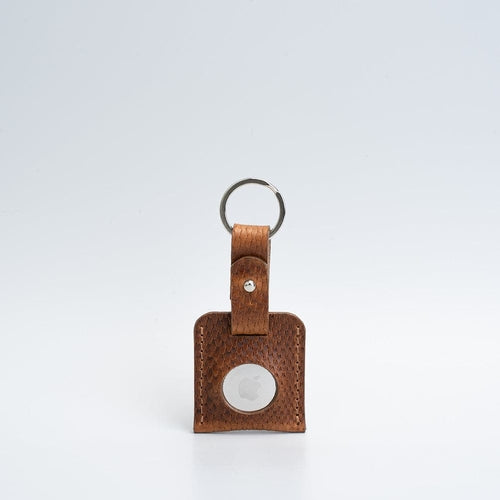 Leather AirTag Keyring
