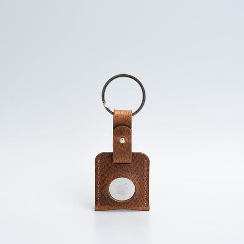 Leather AirTag Keyring