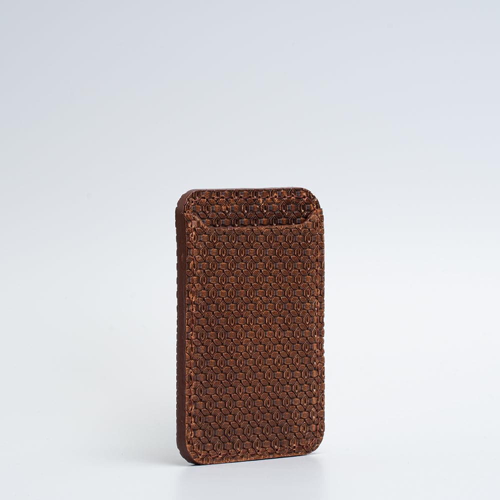 MagSafe leather wallet Geometric Net