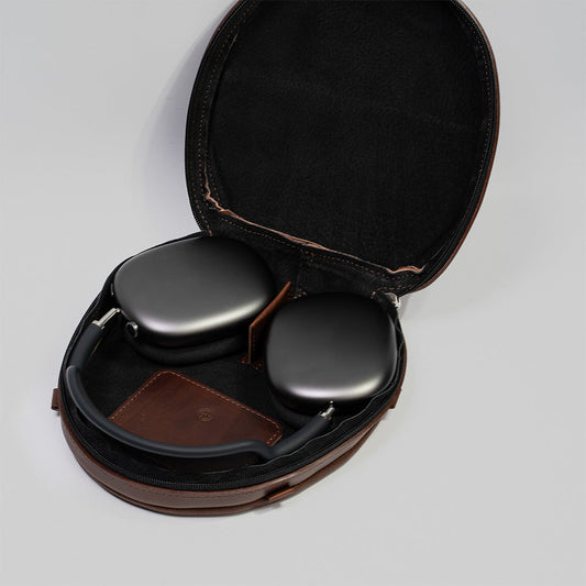 Leather Case for AirPods Max (Brown)