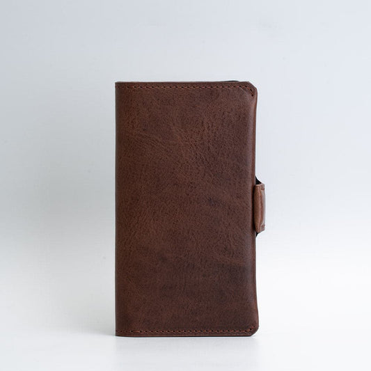 Leather iPhone folio wallet with Magsafe - The Minimalist 2.0 - SALE
